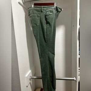 NYDJ Women's Green Corduroy Marilyn Straight Pants
 Size 10